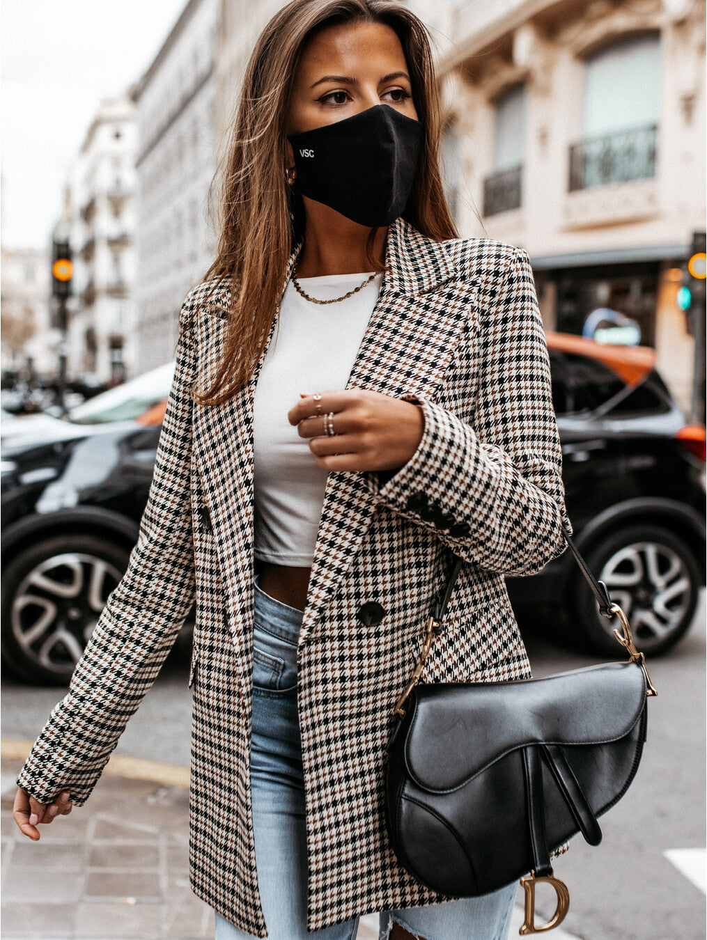 Plaid Blazer