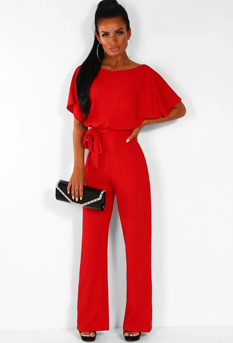 Solid Colour Jumpsuit