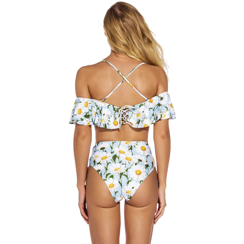 Floral Ruffled Bikini