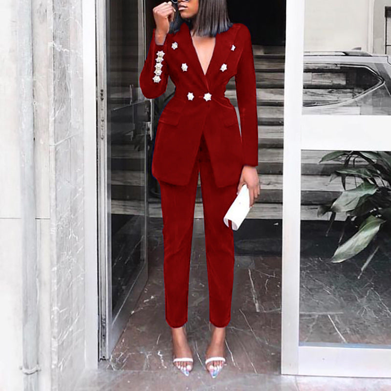 Velvet Pant Suit