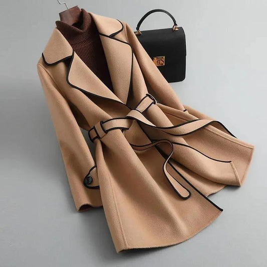 Suede Trench Coat