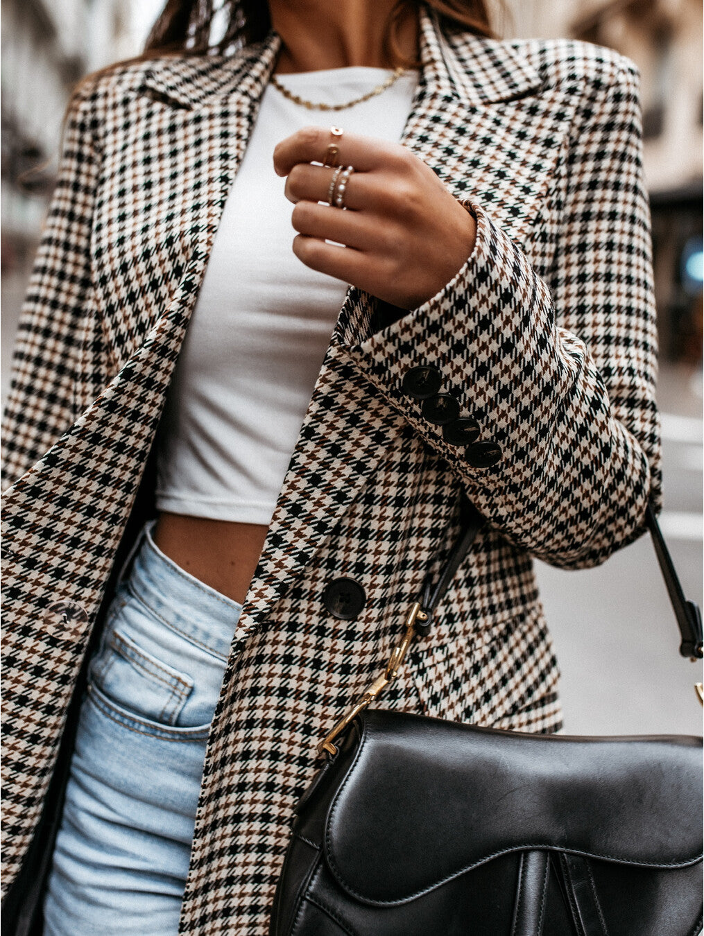 Plaid Blazer