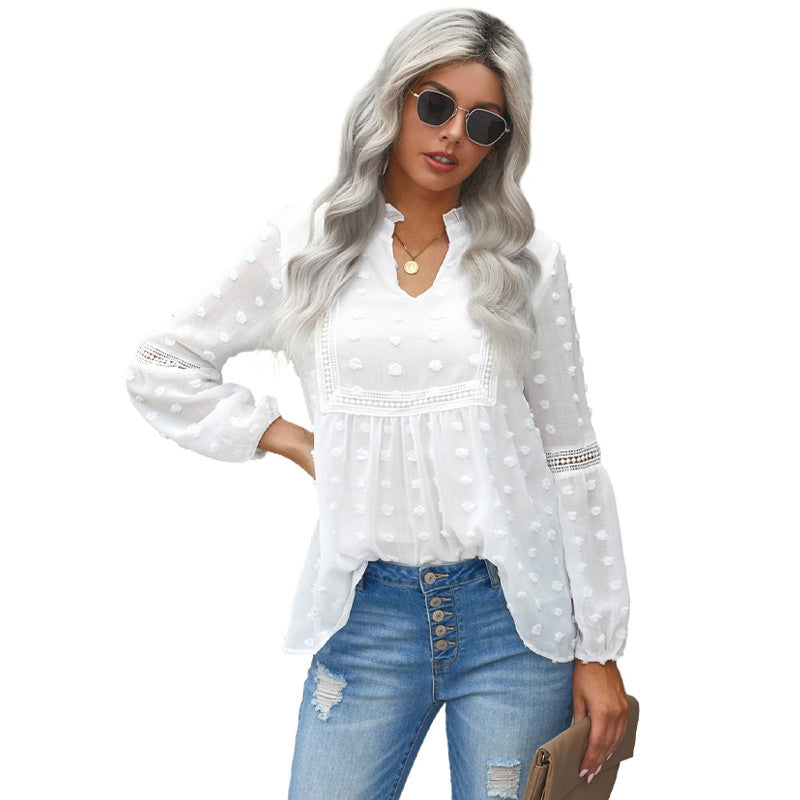 Lantern Sleeve Top