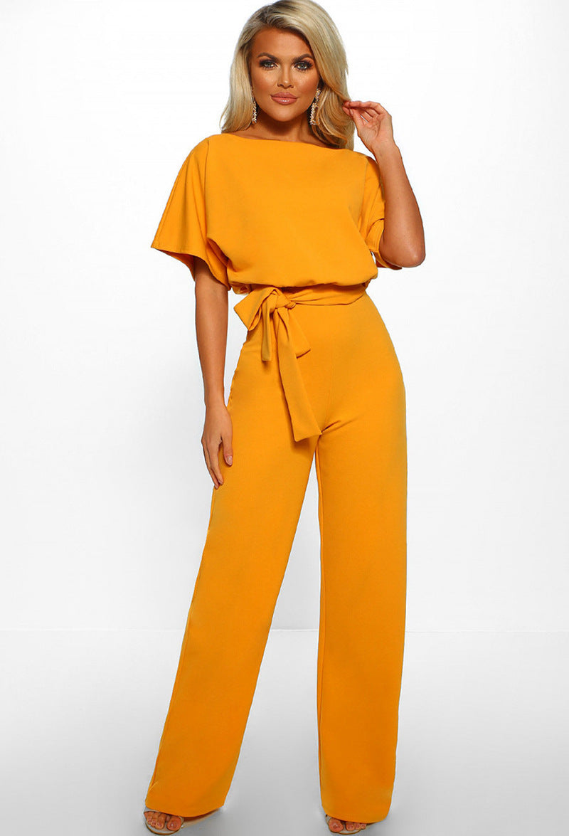 Solid Colour Jumpsuit