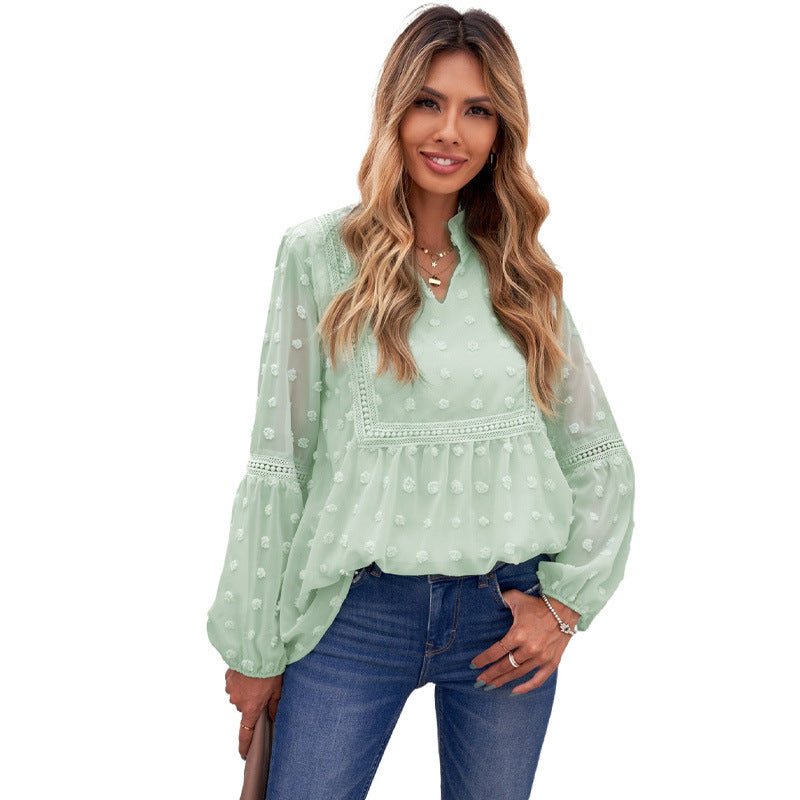 Lantern Sleeve Top