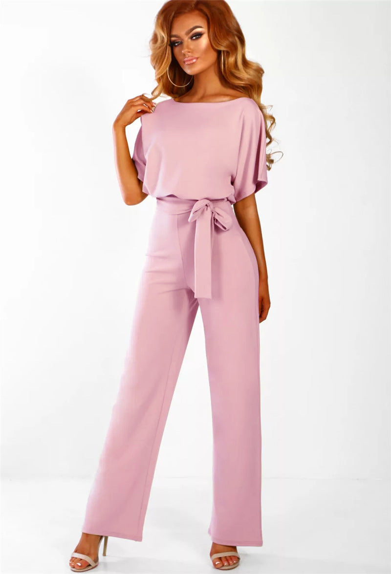 Solid Colour Jumpsuit