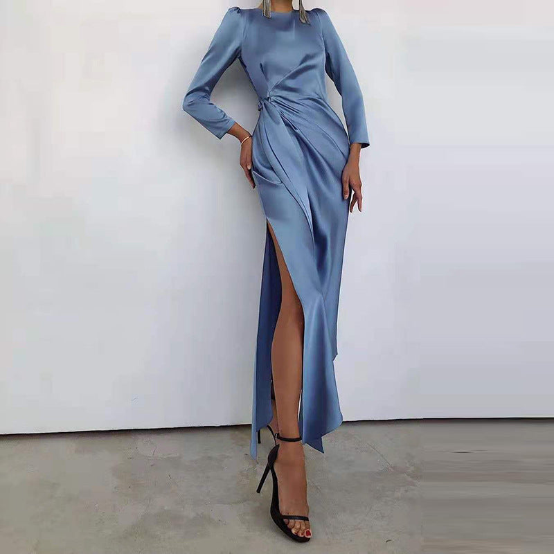 Satin Slit Outfit