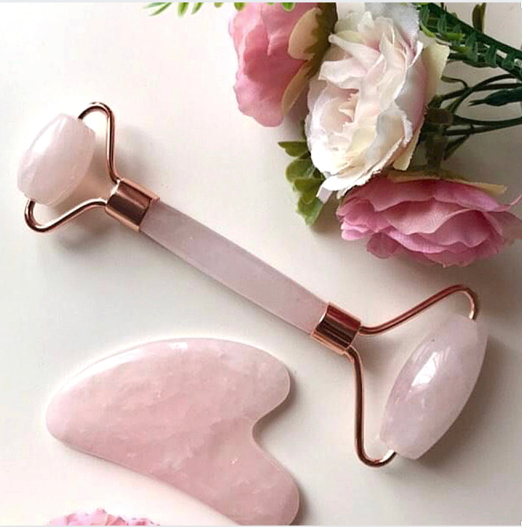 🏆Award Winning Rose Quartz Face Massager