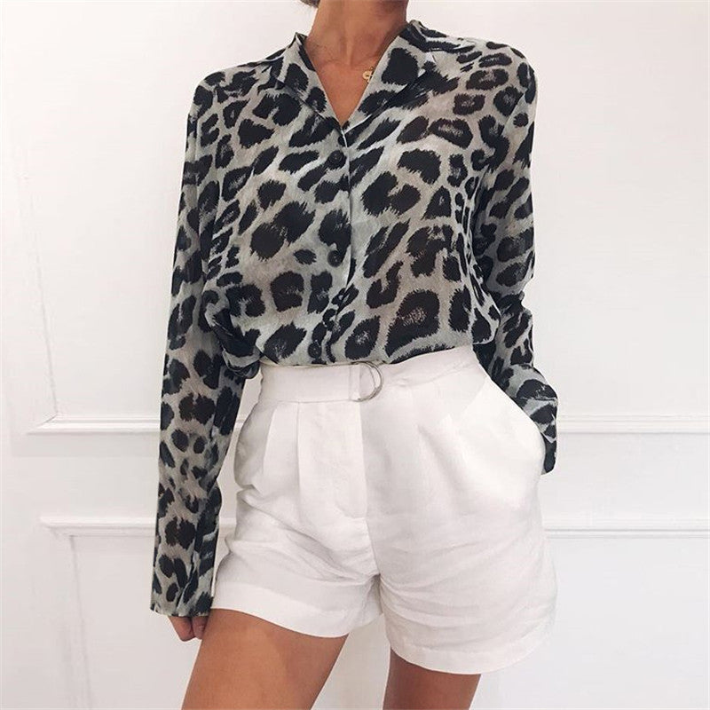 Leopard Blouse