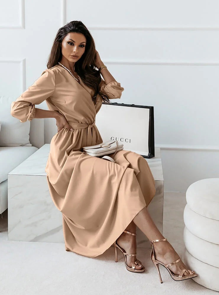 Long Full-Sleeve Dress