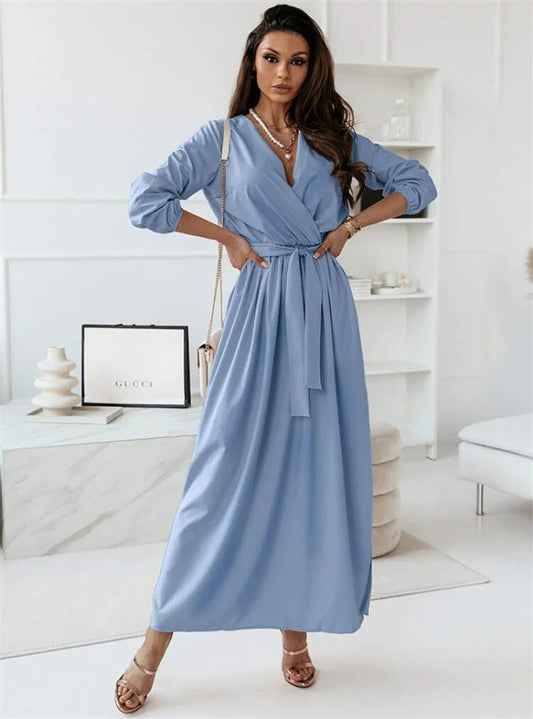 Long Full-Sleeve Dress