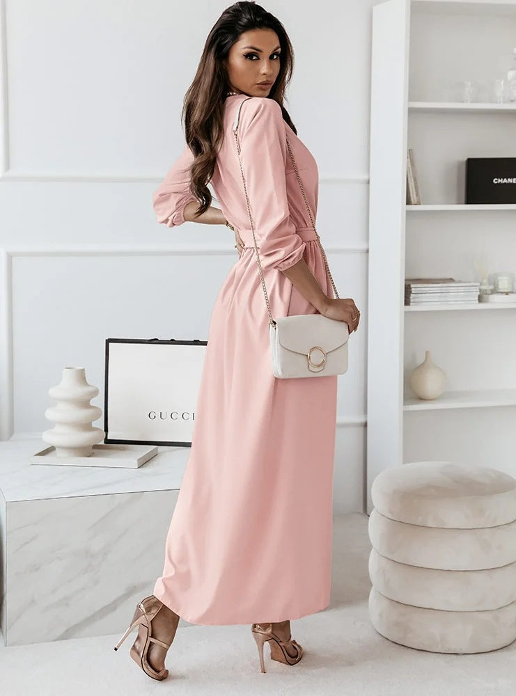 Long Full-Sleeve Dress