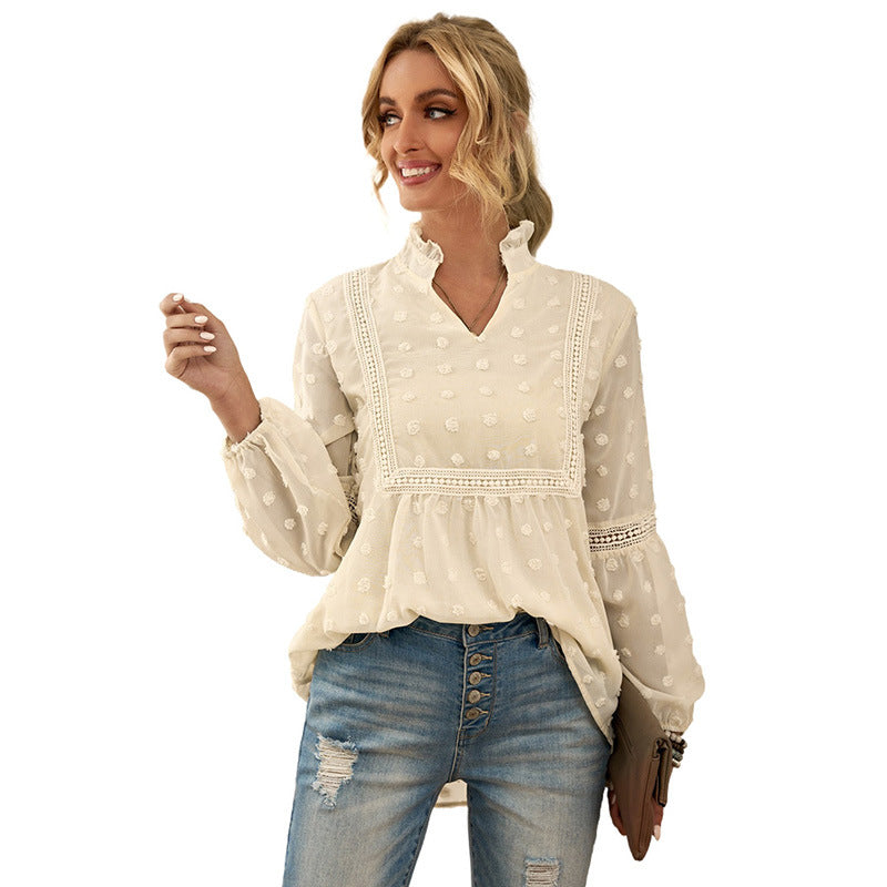 Lantern Sleeve Top