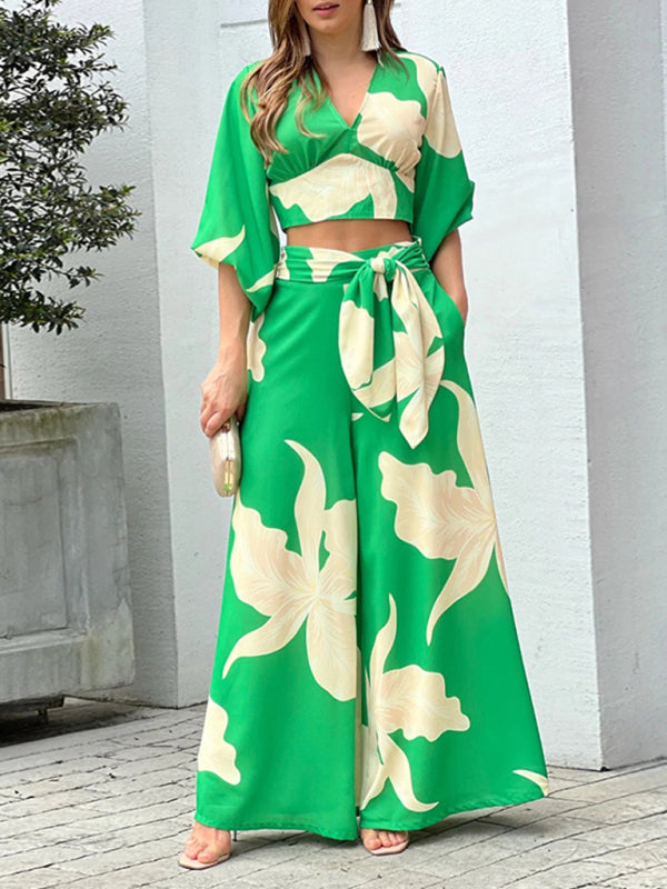 Printed Two-piece Set