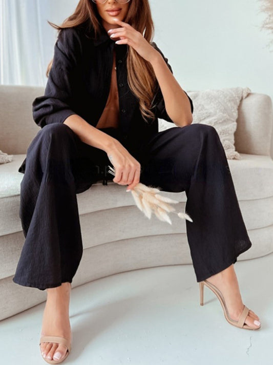 two-piece pants set- Casual