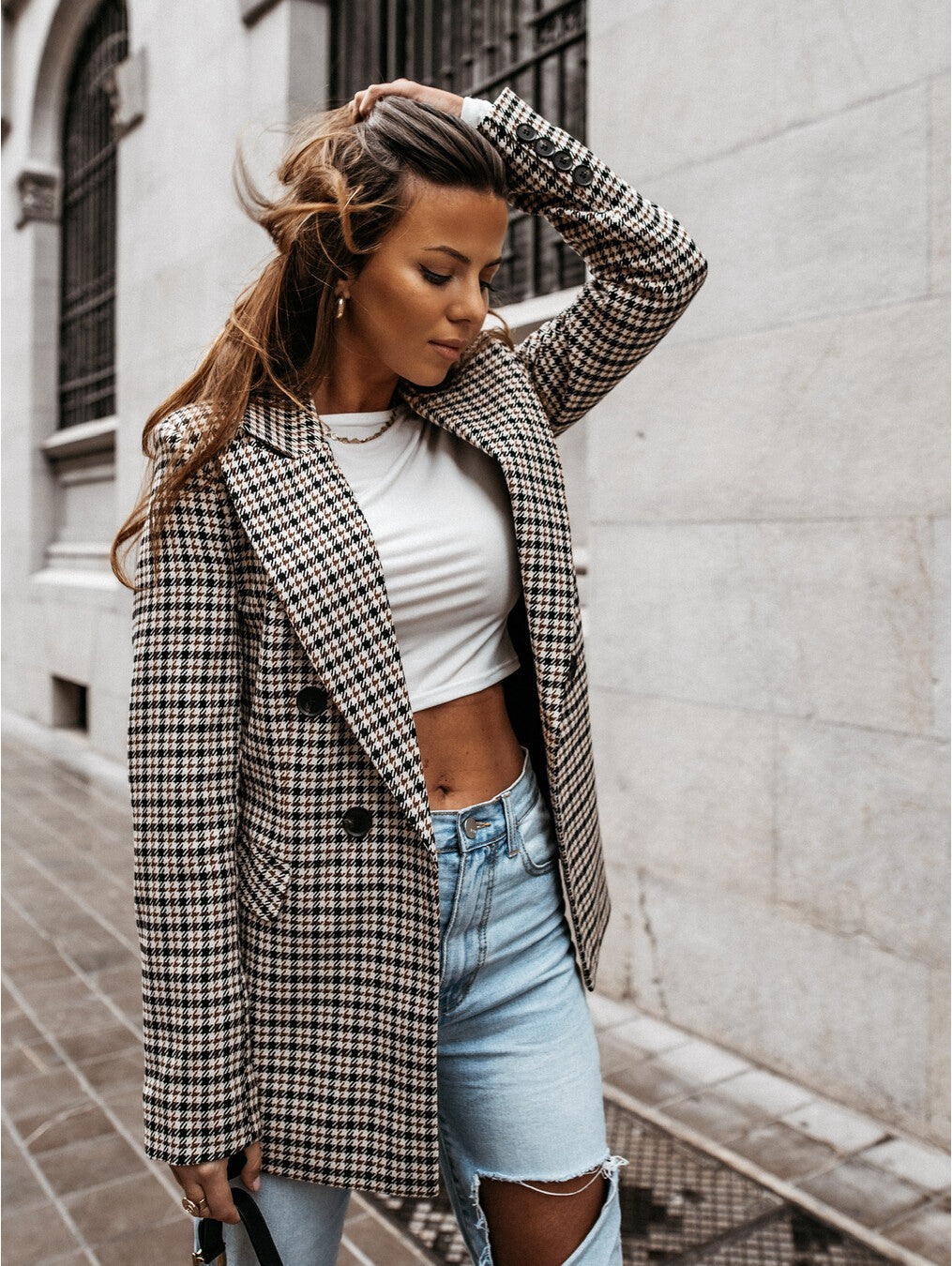 Plaid Blazer