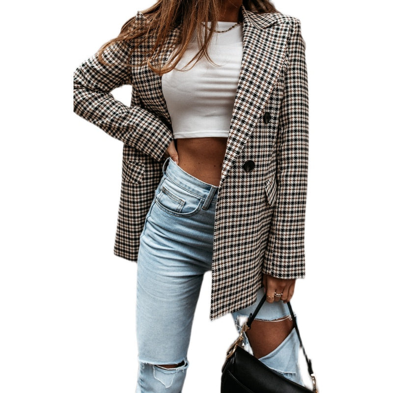 Plaid Blazer